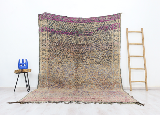Limovera Lyla Vintage Moroccan Rug  6'5" x 9'6"